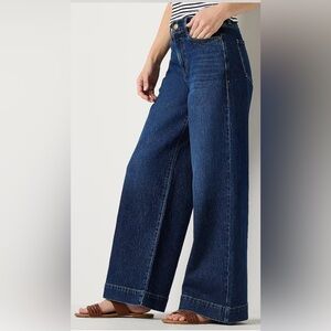 a.n.a 
High-rise
Baggy wide leg
EUC
Size 10 (runs large)
Dark Lunar